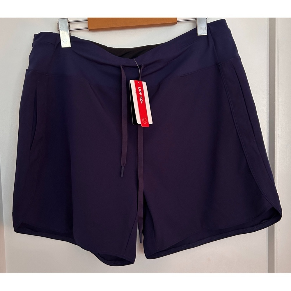 BNWT Bayleaf Navy Blue Athletic Shorts Size XL - Picture 3 of 12